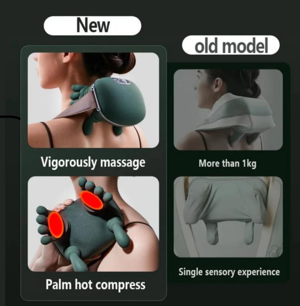 Relaxing massager for the neck and back