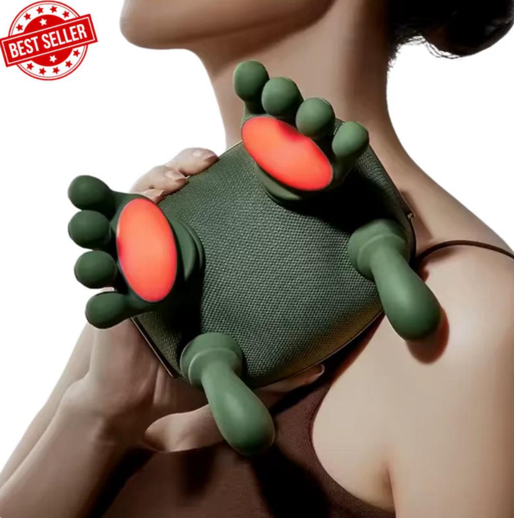Relaxing massager for the neck and back